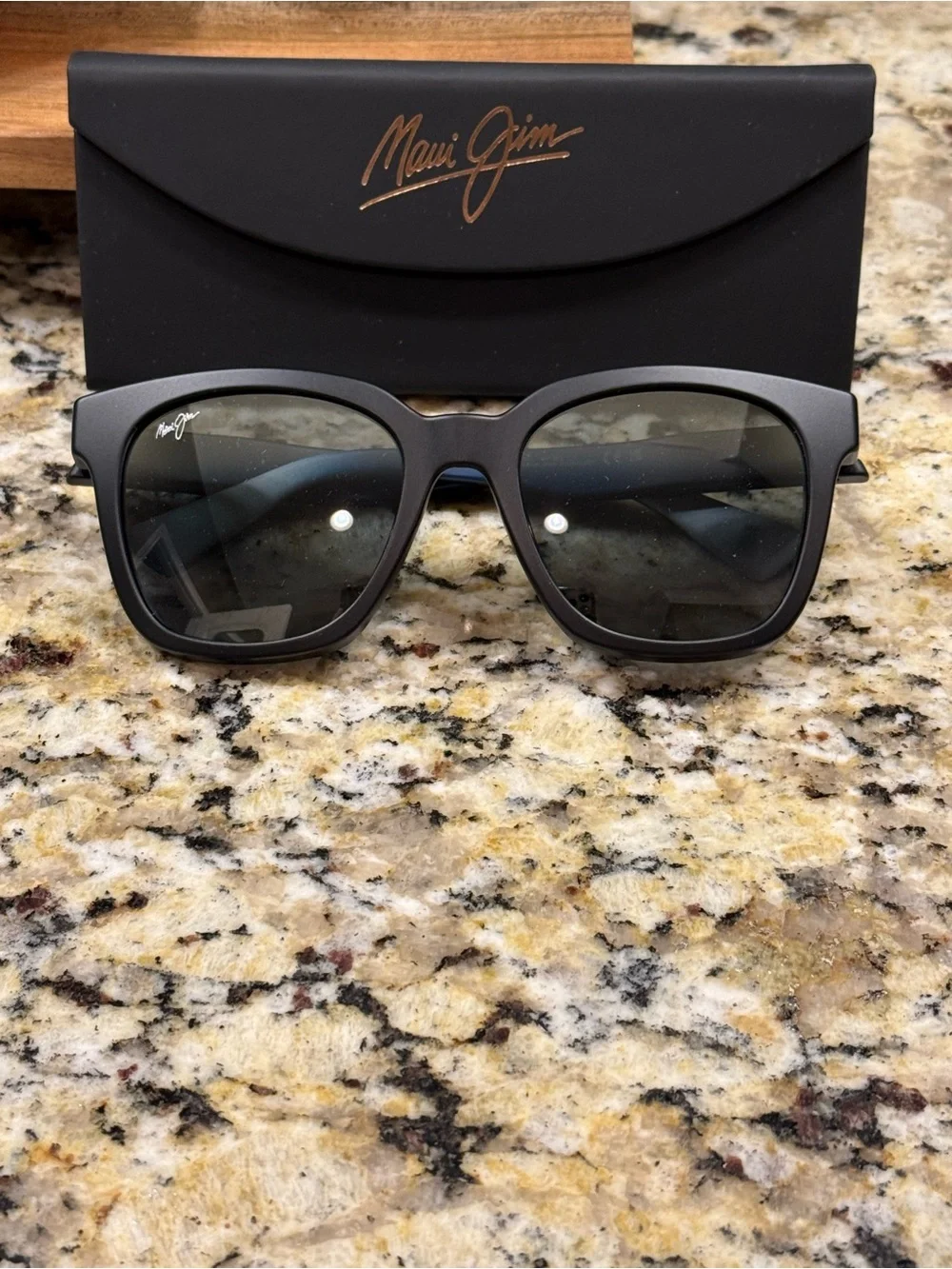 Maui Jim Black Polarized Men’s Sunglasses